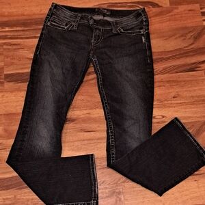 Women's Dark Blue Jeans Silver Jeans Co. Size W29/L33